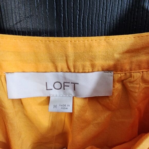 LOFT Eyelet Tiered Swing Dress - Picture 9 of 16